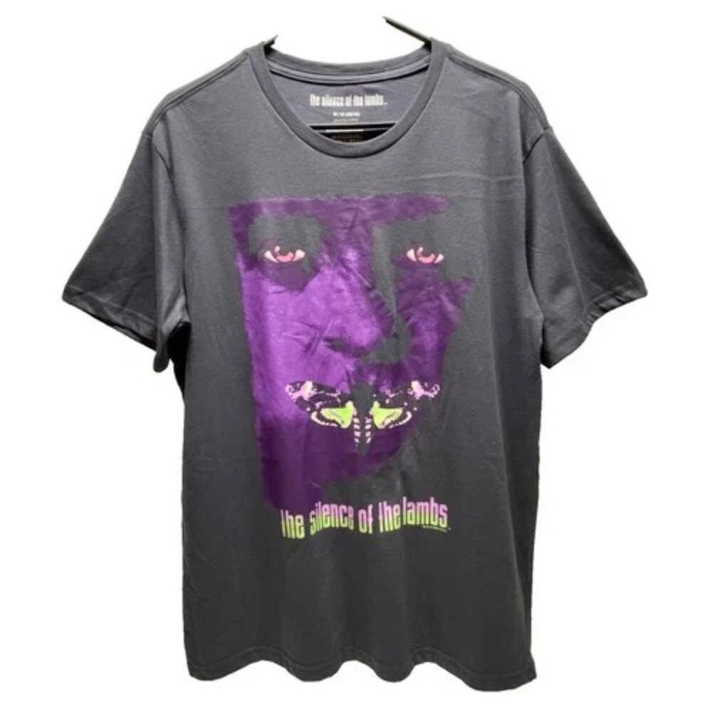 Silence‎ Of The Lambs T-Shirt Adult Medium 38/40 Gray Graphic Logo Tee 2025 NWOT